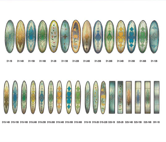 18mm Stained Glass Doors image 1